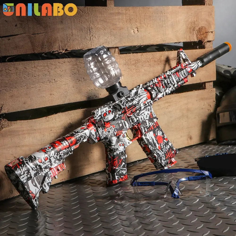 M4A1 Electric Orbezz Blaster 🔫 Recargable y de alta velocidad – Batallas épicas de verano
