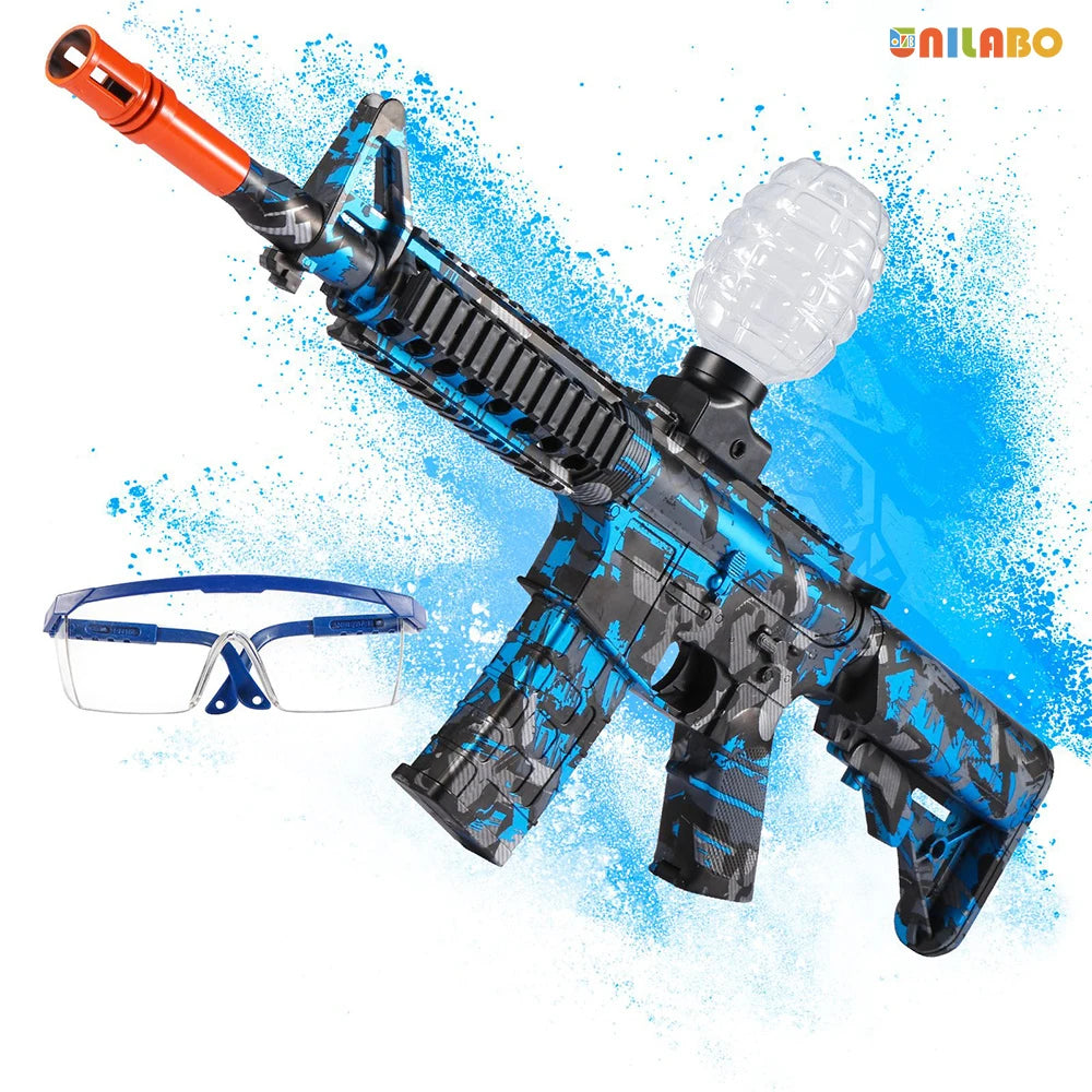 M4A1 Electric Orbezz Blaster 🔫 Recargable y de alta velocidad – Batallas épicas de verano