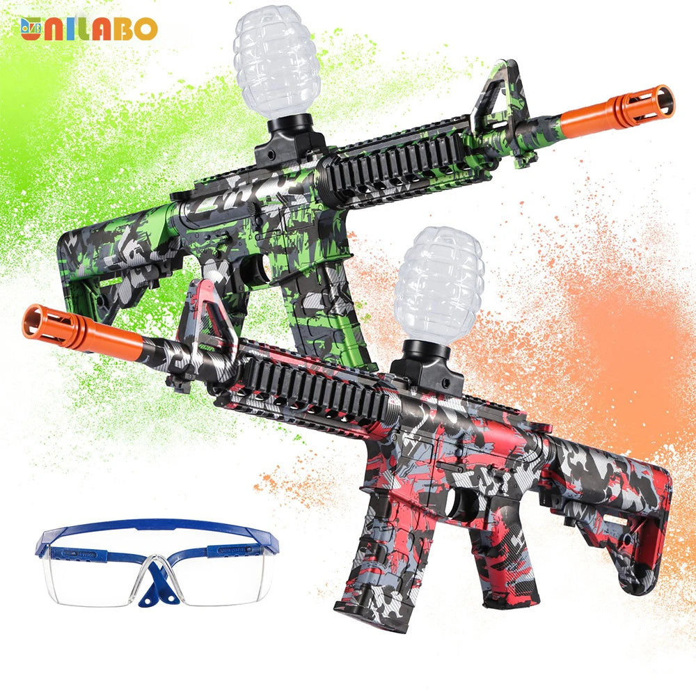 M4A1 Electric Orbezz Blaster 🔫 Recargable y de alta velocidad – Batallas épicas de verano