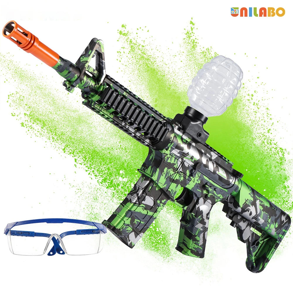M4A1 Electric Orbezz Blaster 🔫 Recargable y de alta velocidad – Batallas épicas de verano